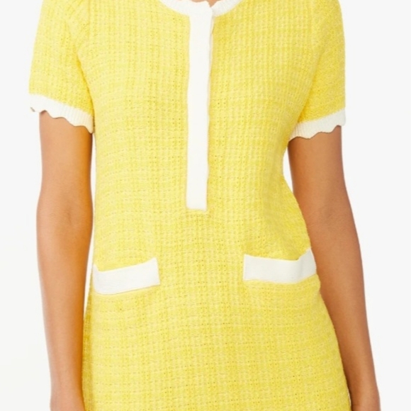 Free Assembly Yellow Knit dress size XXL - Picture 7 of 9